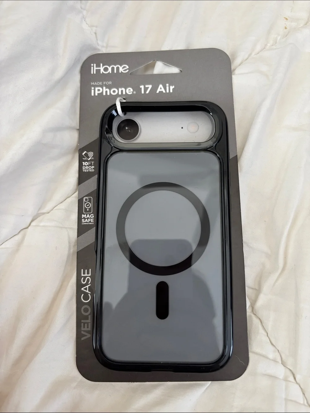 iHome MagSafe Compatible Case for iPhone 17 Air - Black